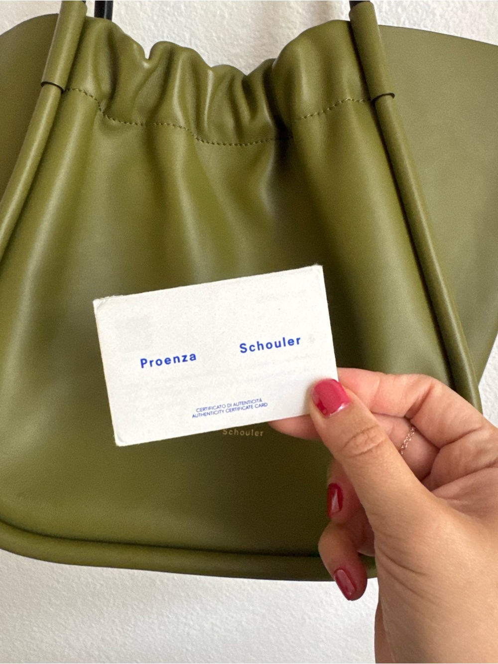Proenza Schouler - Leather Ruched Large Tote Bag - Picture 4 of 7